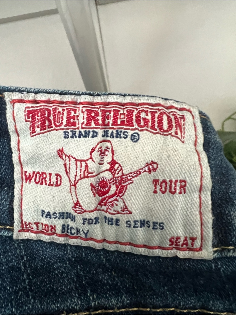 Y2K Vintage True Religion Becky Dark Blue Denim Jeans - size 29
